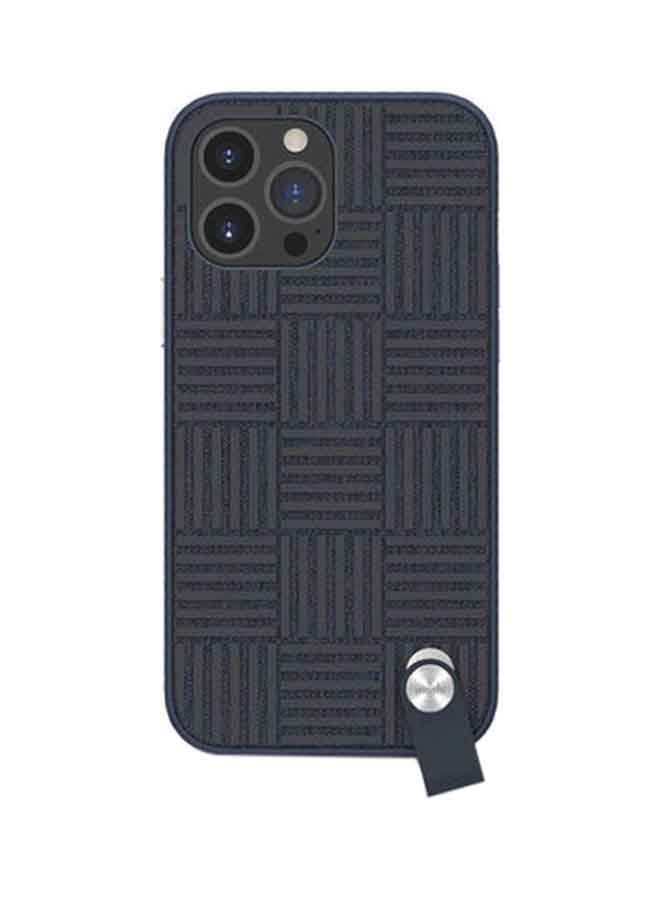 Moshi Slim Case With Wrist Strap For iPhone 13 Pro Max Midnight Blue - Image 1