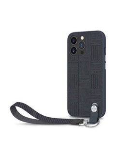 Moshi Slim Case With Wrist Strap For iPhone 13 Pro Midnight Blue  - Image 2