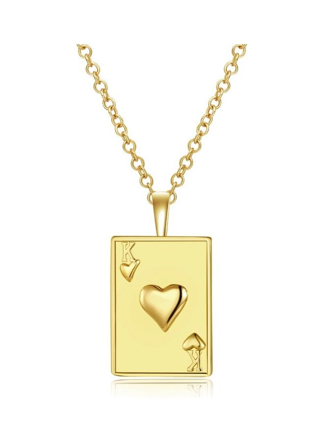 بيرفيي قلادة مزينة بحجر زيرون مطلية بالروديوم - Image 1