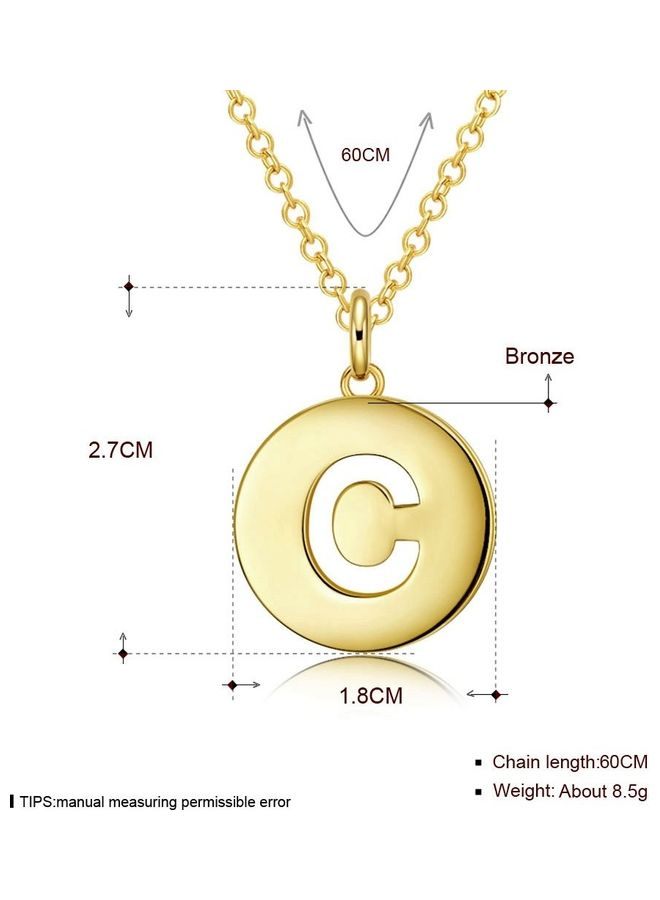 Perfii Rhodium Plated Ziron Studded Pendant Necklace - Image 2