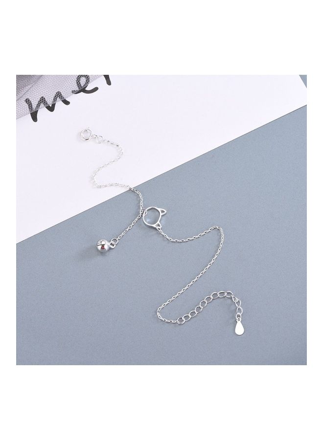 Perfii Rhodium Plated Cubic Ziron Stylish Bracelet - Image 2