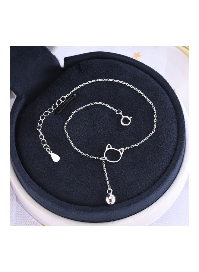 Perfii Rhodium Plated Cubic Ziron Stylish Bracelet - Image 3