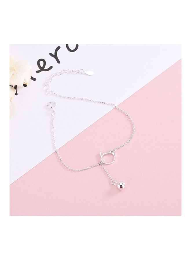 Perfii Rhodium Plated Cubic Ziron Stylish Bracelet - Image 5