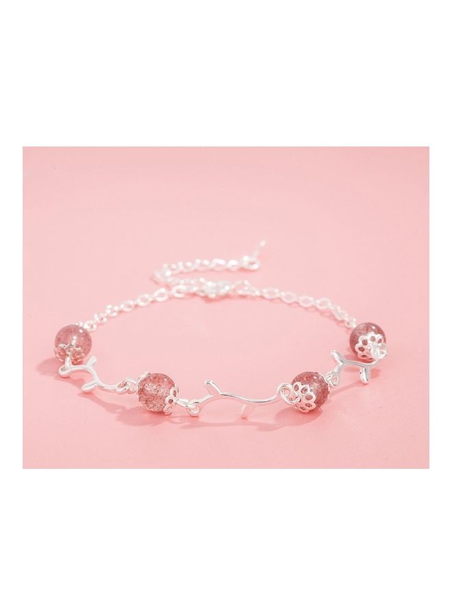 Perfii Rhodium Plated Cubic Ziron Stylish Bracelet - Image 4