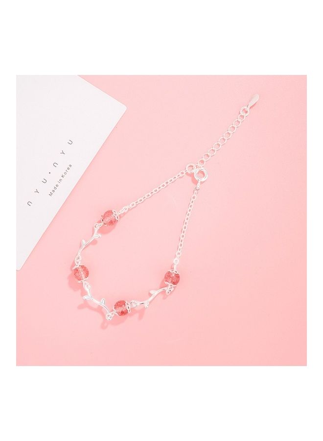 Perfii Rhodium Plated Cubic Ziron Stylish Bracelet - Image 3