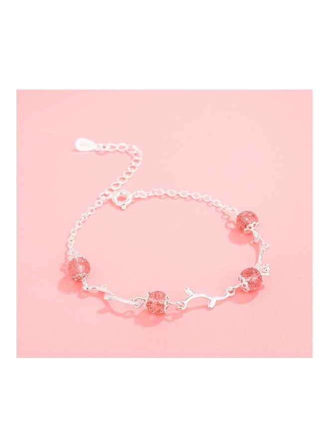 Perfii Rhodium Plated Cubic Ziron Stylish Bracelet - Image 5