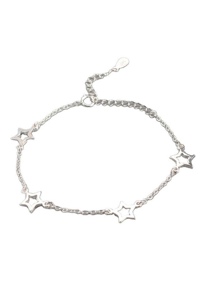Perfii Rhodium Plated Cubic Ziron Stylish Bracelet - Image 1