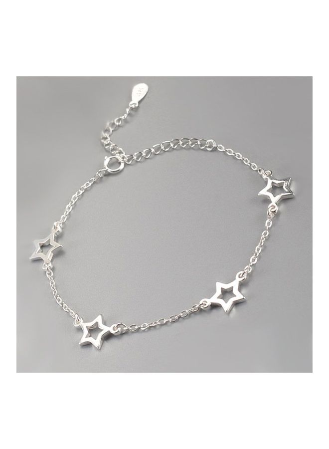Perfii Rhodium Plated Cubic Ziron Stylish Bracelet - Image 2