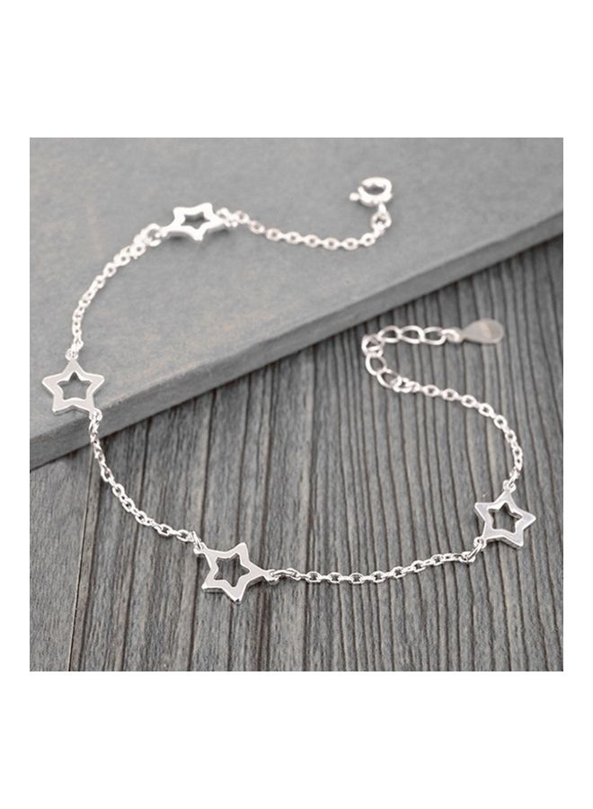 Perfii Rhodium Plated Cubic Ziron Stylish Bracelet - Image 4