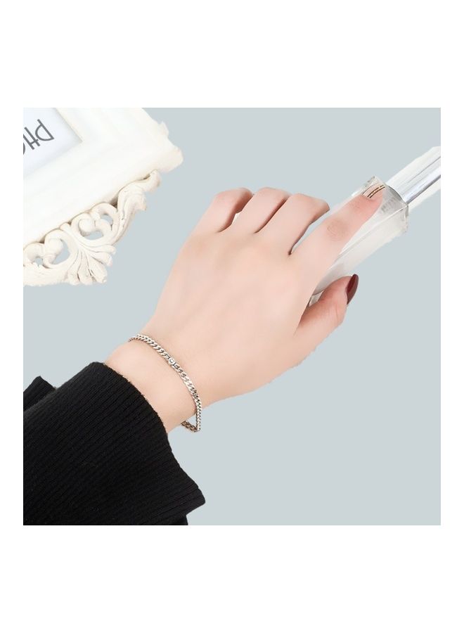 بيرفيي Rhodium Plated Cubic Ziron Stylish Bracelet - Image 4