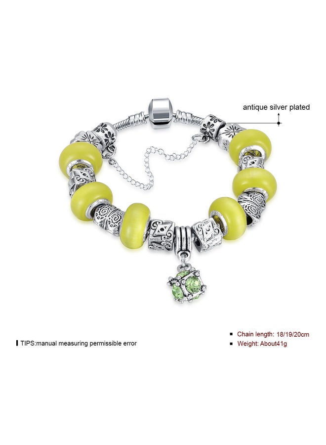 Perfii Rhodium Plated Cubic Ziron Stylish Bracelet - Image 2