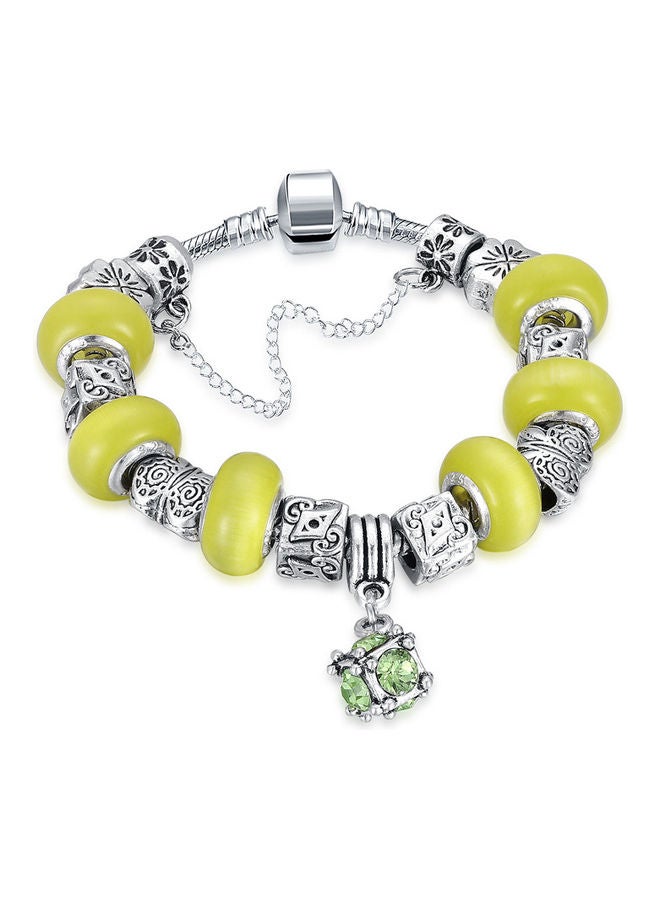 Perfii Rhodium Plated Cubic Ziron Stylish Bracelet - Image 1