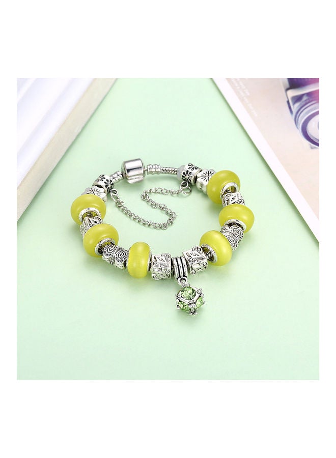 Perfii Rhodium Plated Cubic Ziron Stylish Bracelet - Image 3