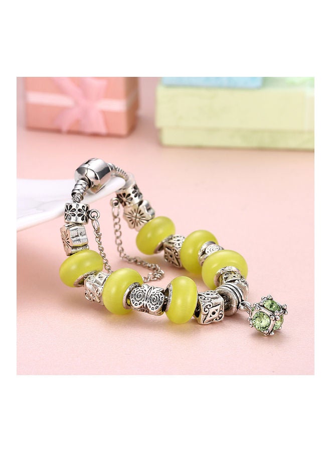 Perfii Rhodium Plated Cubic Ziron Stylish Bracelet - Image 4