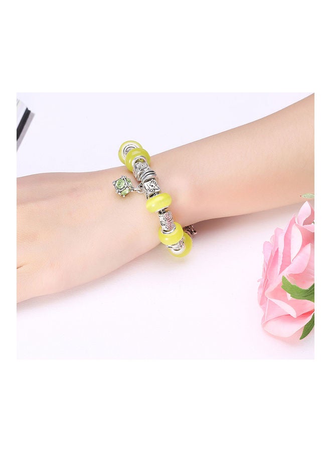 Perfii Rhodium Plated Cubic Ziron Stylish Bracelet - Image 5