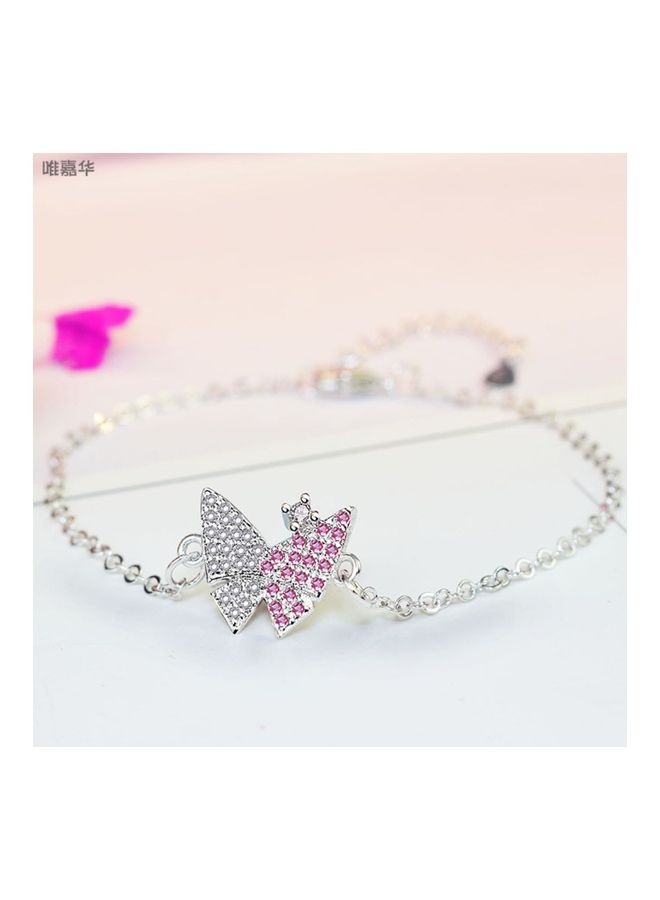 بيرفيي Rhodium Plated Cubic Ziron Stylish Bracelet - Image 5