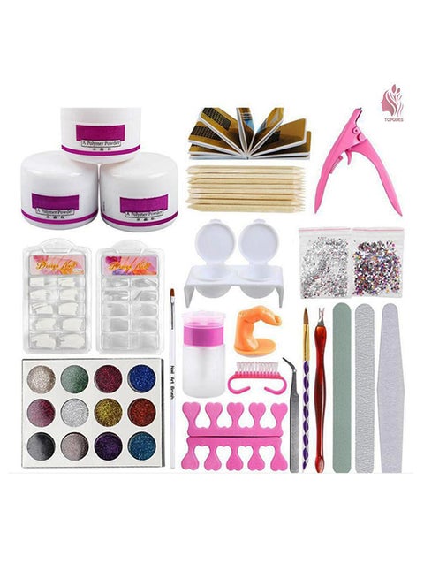 Professional Nail Extension Kit Multicolour
