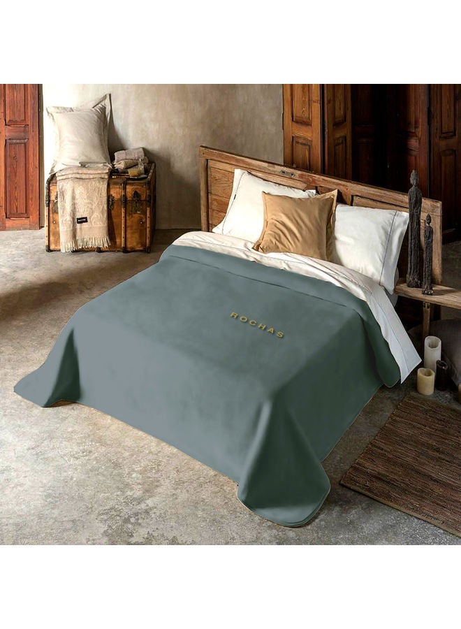 روشاس بطانية بحجم كينج بوليستر لاغونا 220x240سم