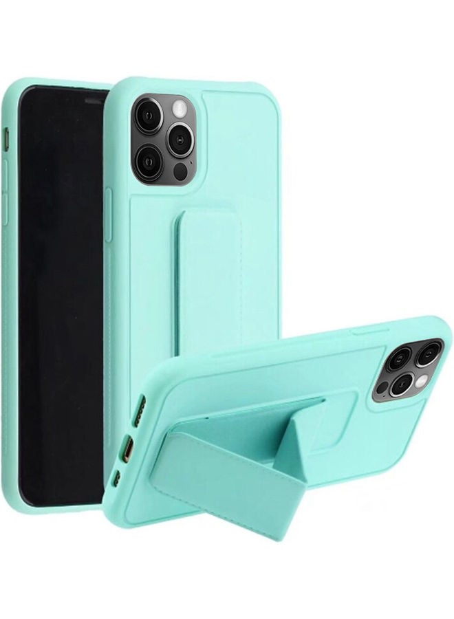 MARGOUN - Protective Case Cover With Finger Grip Stand For iPhone 13 Pro Turquoise - Image 1