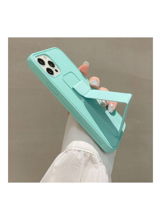 MARGOUN - Protective Case Cover With Finger Grip Stand For iPhone 13 Pro Turquoise - Image 1