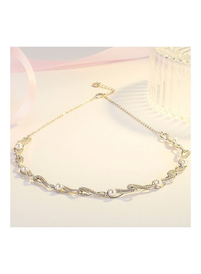Perfii S925 Sterling Silver Crystal Studded Pendant Necklace - Image 5