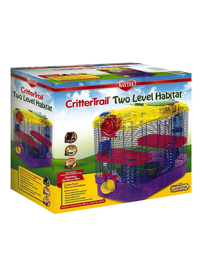 Kaytee - Crittertrail Two Level Habitat Multicolour - Image 1