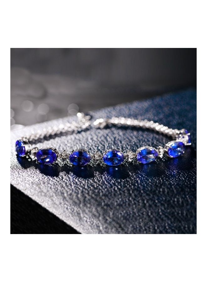 بيرفيي سوار أنيق مطلي بالروديوم من الزركون المكعب - Image 3