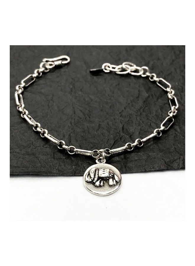 Perfii Rhodium Plated Cubic Ziron Stylish Bracelet - Image 2