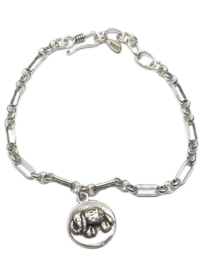 Perfii Rhodium Plated Cubic Ziron Stylish Bracelet - Image 1