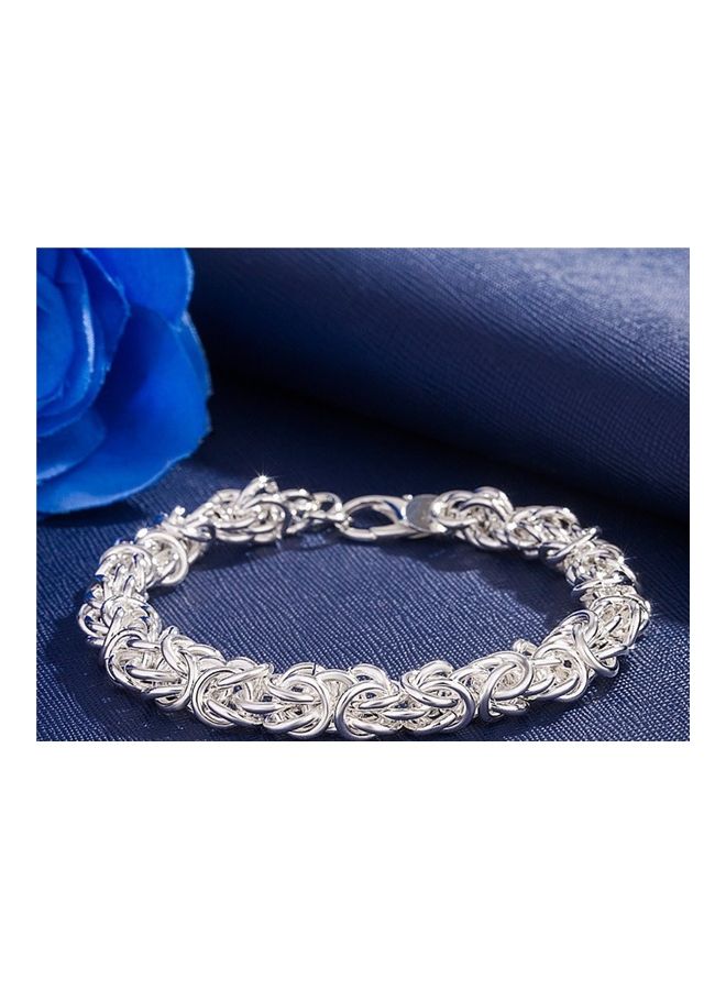 بيرفيي Rhodium Plated Cubic Ziron Stylish Bracelet - Image 5