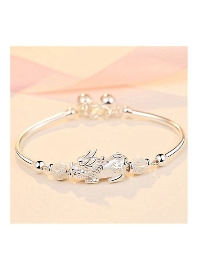 Perfii Rhodium Plated Cubic Ziron Stylish Bracelet - Image 5