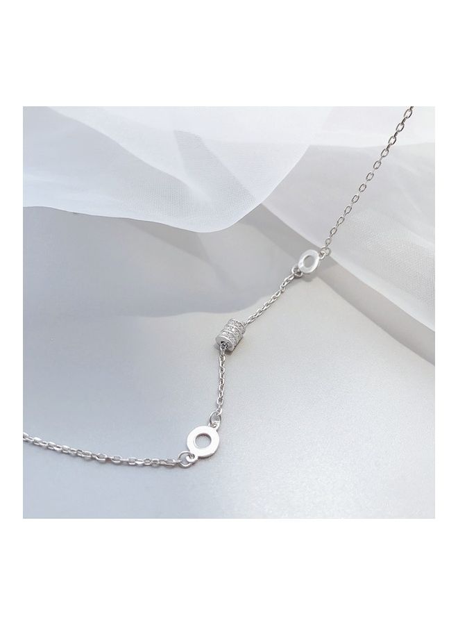 Perfii Rhodium Plated Cubic Ziron Stylish Bracelet - Image 4