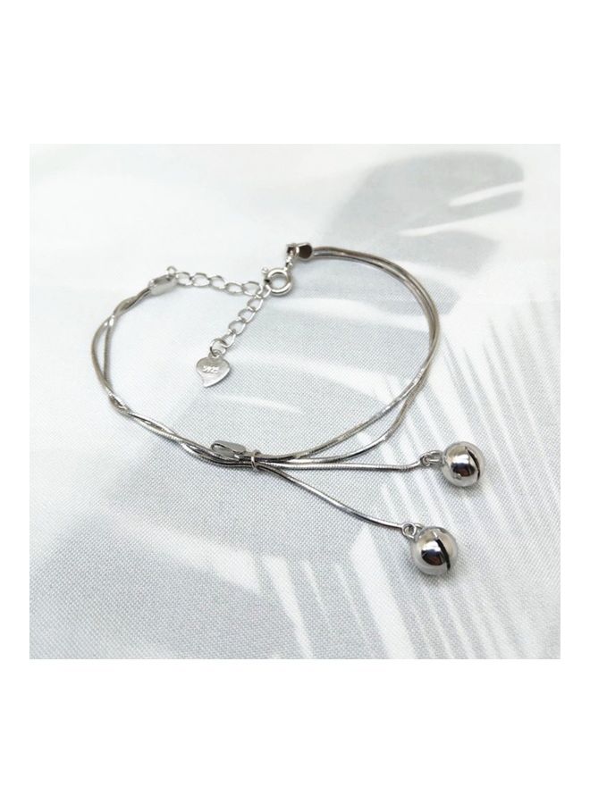 Perfii Rhodium Plated Cubic Ziron Stylish Bracelet - Image 4