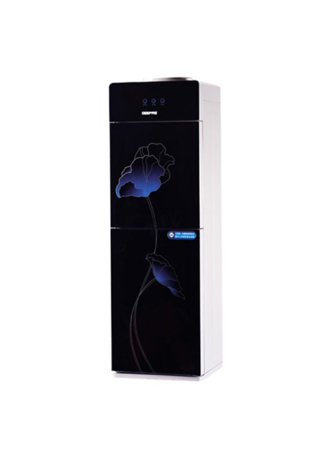 GEEPAS - Hot And Cold Top Loaded Water Dispenser | Compressor Cooling, Fast Cooling And 2 Taps, Hot And Cold| Cold Temperature: 5-10 Degrees Celsius; Hot Temperature: 85-95 Degrees Celsius| Perfect For Home And Office| Red GWD8343 - Image 1