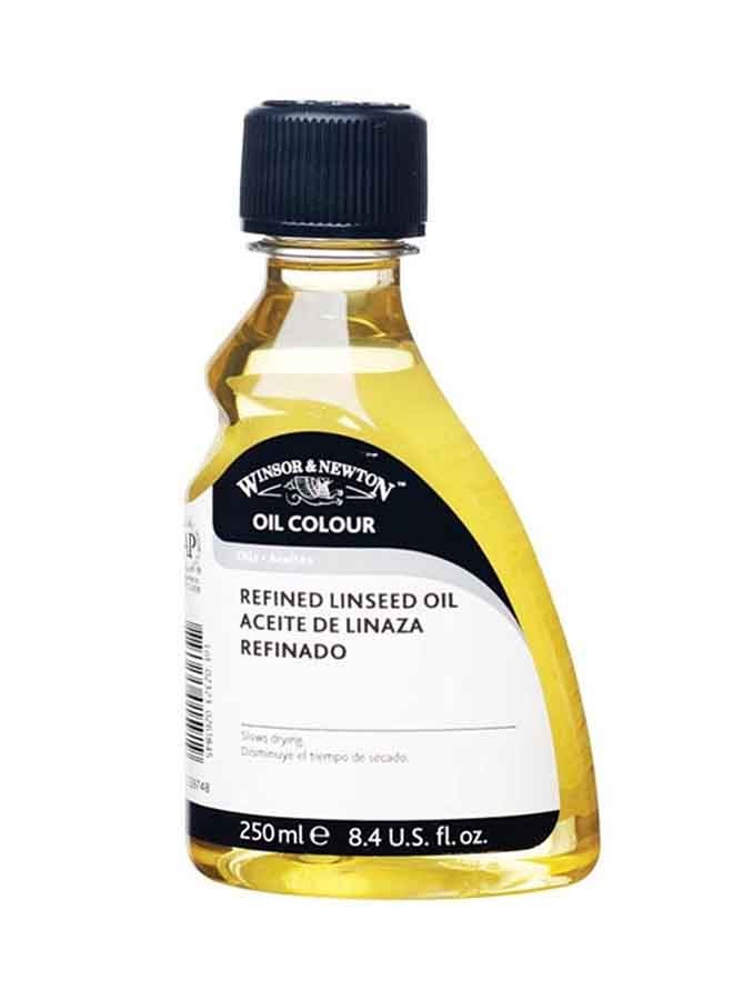 Artists Oil Colour Refined Linseed Oil Yellow - v1639313734/N48454515A_1