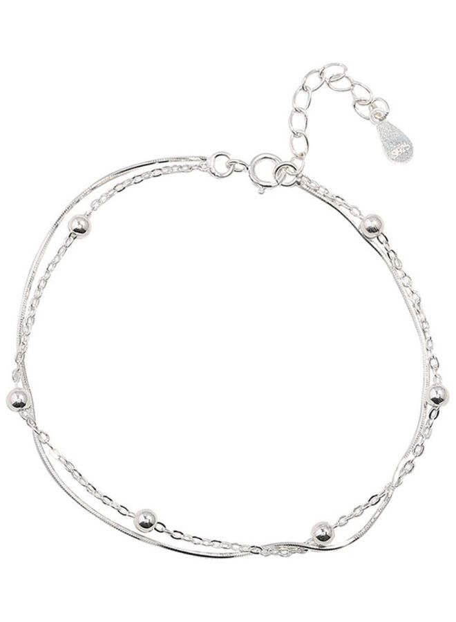 بيرفيي Rhodium Plated Cubic Ziron Stylish Bracelet - Image 1