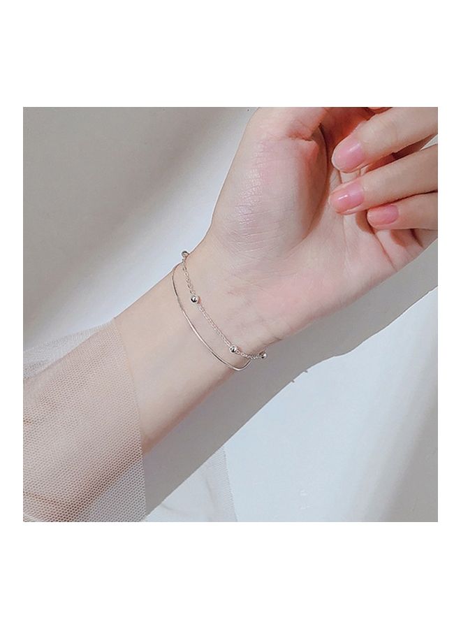 بيرفيي Rhodium Plated Cubic Ziron Stylish Bracelet - Image 5