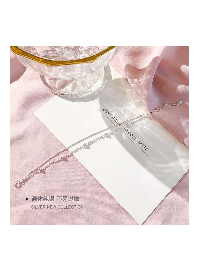 بيرفيي Rhodium Plated Cubic Ziron Stylish Bracelet - Image 4