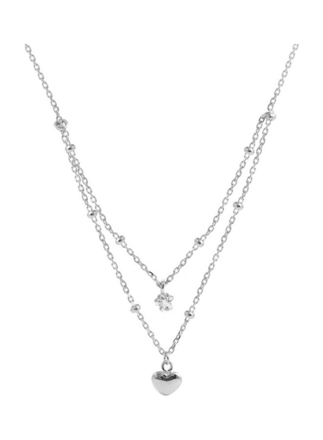 بيرفيي قلادة من الفضة الاسترلينية S925 مرصعة بالكريستال - Image 1