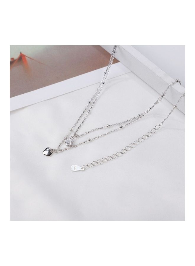 بيرفيي قلادة من الفضة الاسترلينية S925 مرصعة بالكريستال - Image 3