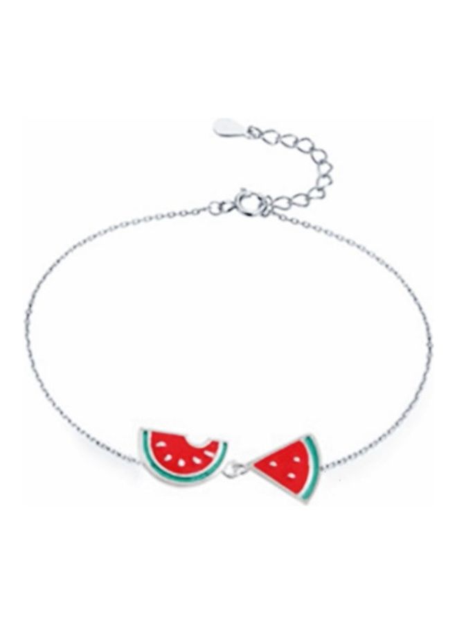 Perfii Rhodium Plated Cubic Ziron Stylish Bracelet - Image 1