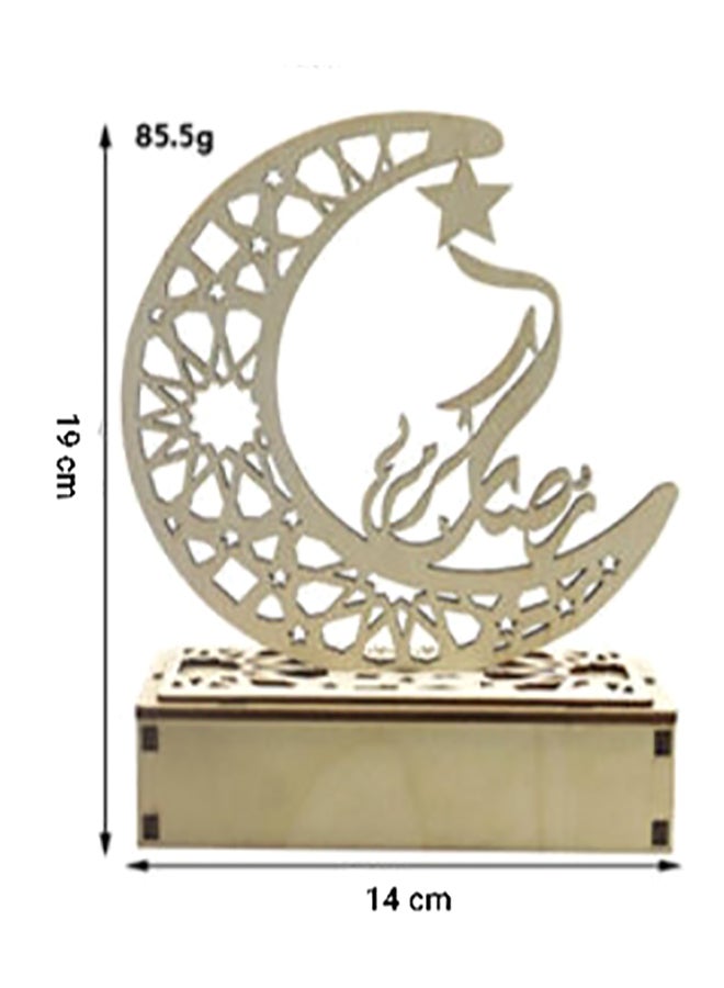 Ramadan Kareem Wood Table Lamp 19 X 14cm - Image 3