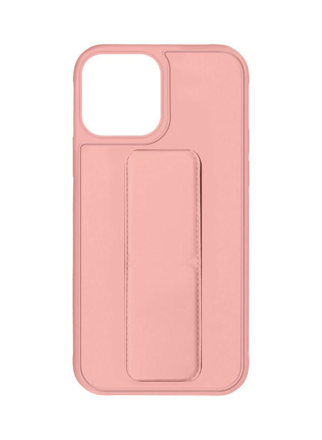 MARGOUN Protective Case Cover With Finger Grip Stand For iPhone 13 Pro Max Pink  - Image 3