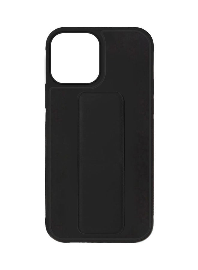 MARGOUN - Protective Case Cover With Finger Grip Stand For iPhone 13 Pro Black - Image 1