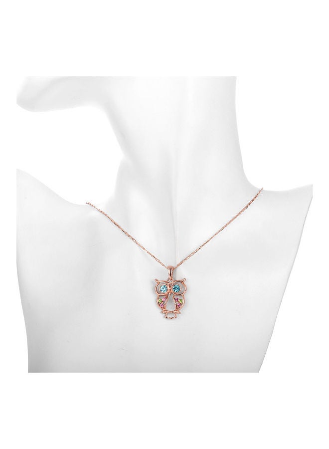 بيرفيي Rhodium Plated Ziron Studded Pendant Necklace - Image 3
