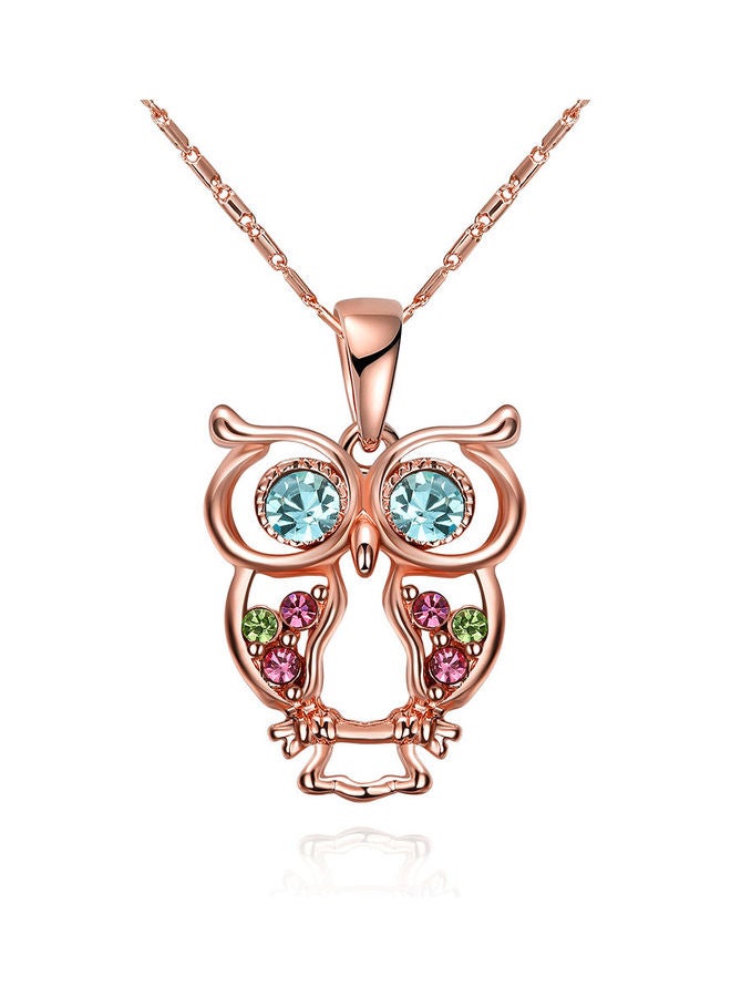 بيرفيي Rhodium Plated Ziron Studded Pendant Necklace - Image 1