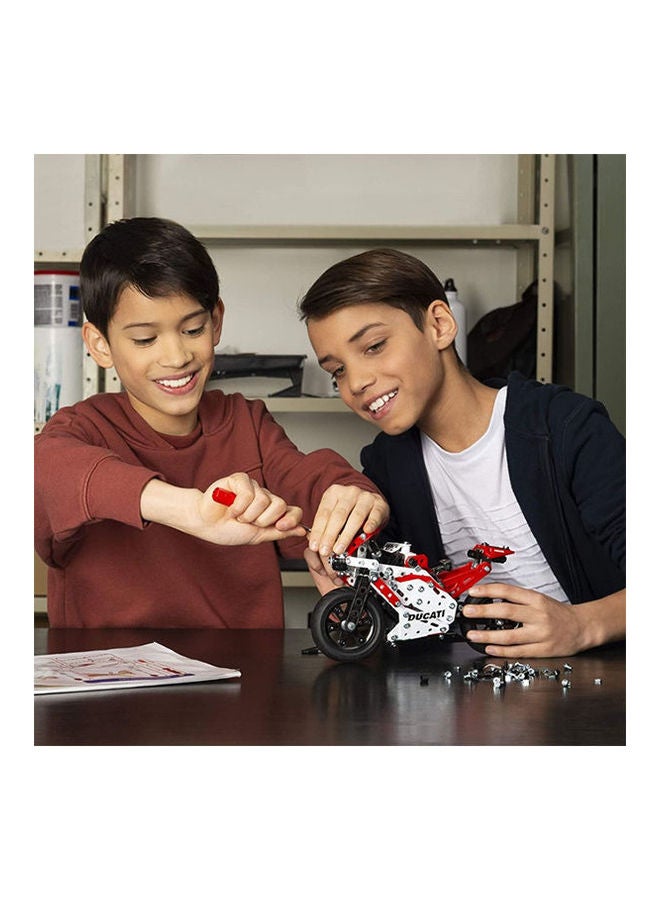 Meccano Ducati Motorcycle Kit 1.9 x 12.7 x 7.8inch - Image 2