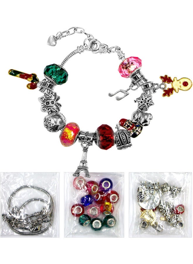 AIWANTO - Eiffel Tower Charm Beaded Bracelet - Image 1