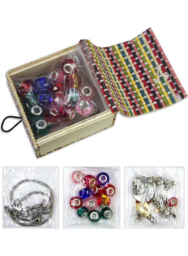 AIWANTO - Eiffel Tower Charm Beaded Bracelet - Image 1