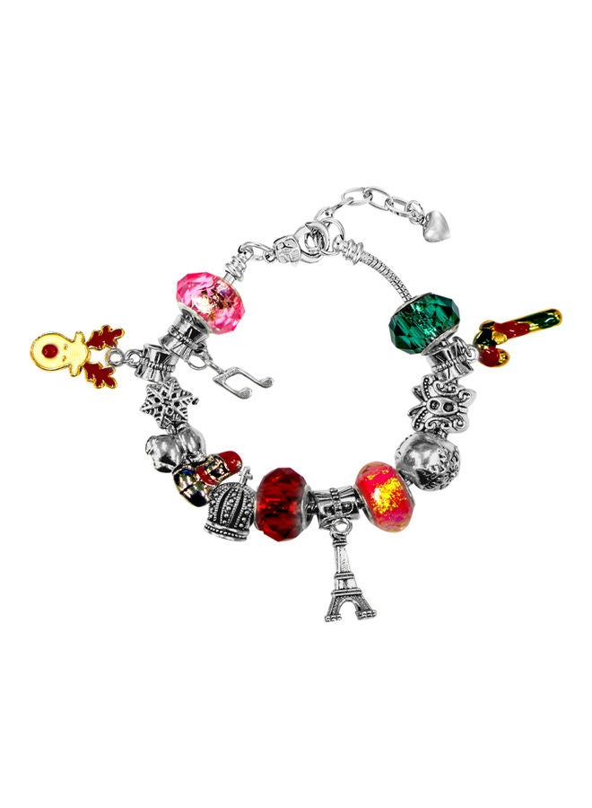 AIWANTO - Eiffel Tower Charm Beaded Bracelet - Image 1